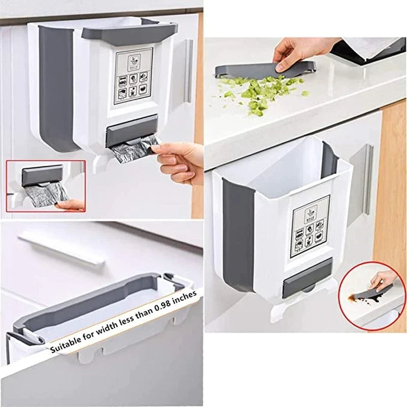 Lixeira de Pendurar em Porta de Armário e Gavetas de Cozinha