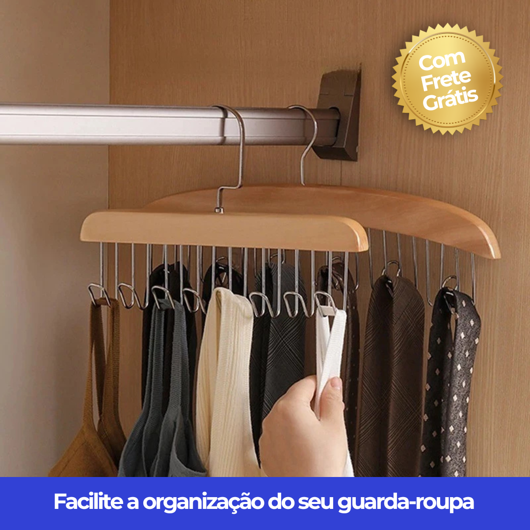 Kit 2 Cabides Organizador MultiGancho™
