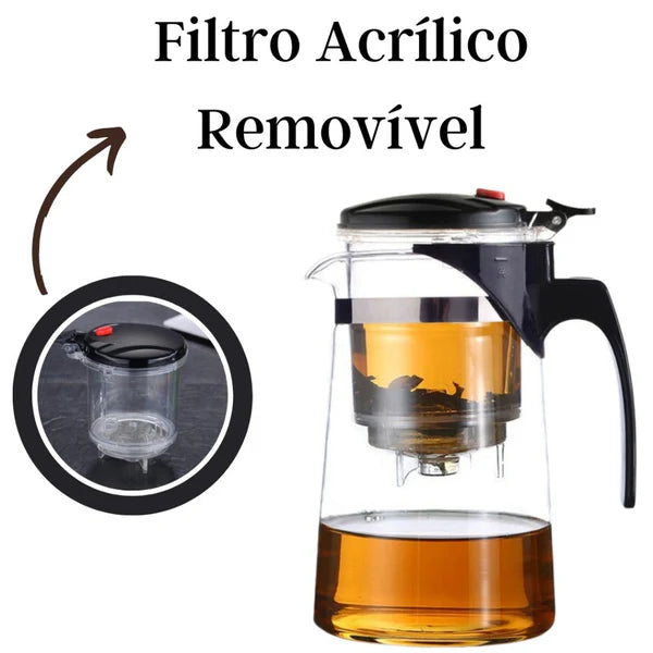Bule Difusor de Chá Natural TeaPure™